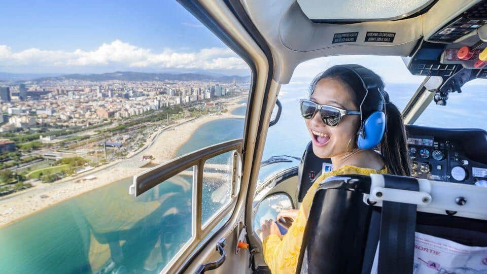 helicopter tour barcelona