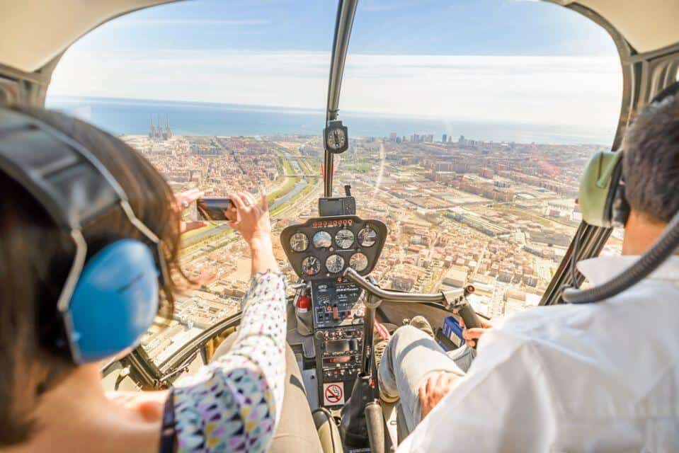helicopter trip barcelona
