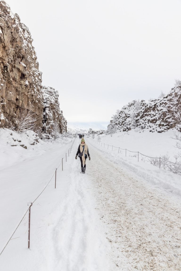 Visiting the Golden Circle in Iceland in Winter